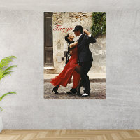Dance Art, Tango, Red, Black, Latin Dance,