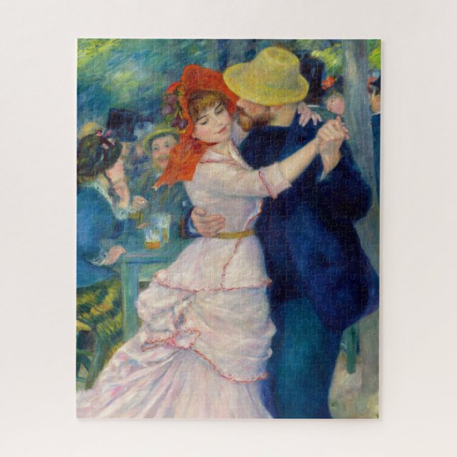 Dance at Bougival by Pierre-Auguste Renoir Jigsaw Puzzle (Vertical)