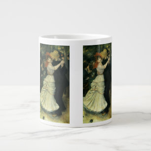 Dance at Bougival by Pierre Renoir, Vintage Art Large Coffee Mug