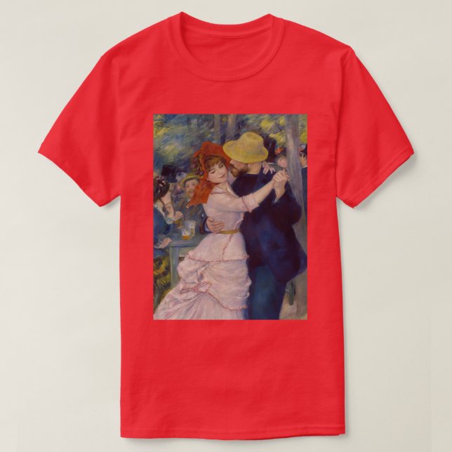 Dance at Bougival by PierreAuguste Renoir 2 T-Shirt (Design Front)