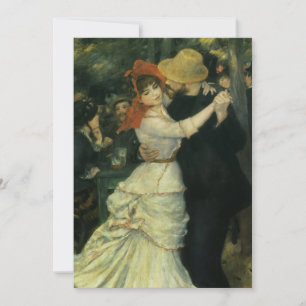 Dance at Bougival by Renoir, Engagement Party Invitation