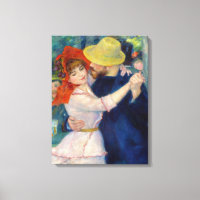 Dance at Bougival, Couple by Pierre-Auguste Renoir