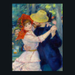 Dance at Bougival, Couple by Pierre-Auguste Renoir Poster<br><div class="desc">Pierre-Auguste Renoir - Dance at Bougival,  Couple. Pierre-Auguste Renoir was a French artist who was a leading painter in the development of the Impressionist style.</div>