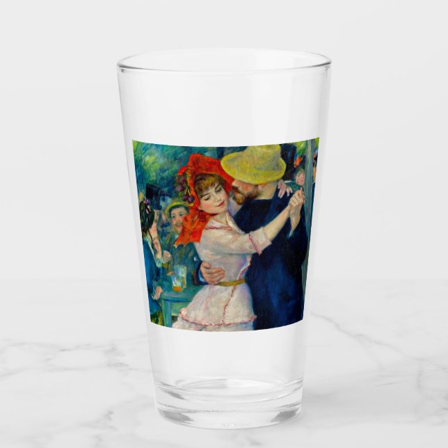Dance at Bougival Pierre Renoir Glass (Front)