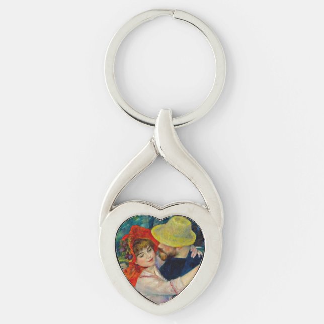 Dance at Bougival Pierre Renoir Key Ring (Front)