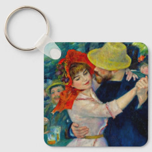Dance at Bougival Pierre Renoir Key Ring