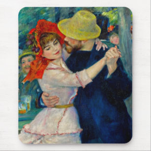 Dance at Bougival Pierre Renoir Mouse Mat