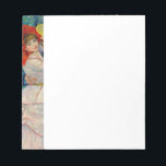 Dance at Bougival Pierre Renoir Notepad<br><div class="desc">Notepad featuring Pierre-Auguste Renoir’s oil painting Dance at Bougival (1883). A beautiful woman in a pink dress and red hat dances with a handsome man in a blue suit. A great gift for French art and Impressionism collectors.</div>