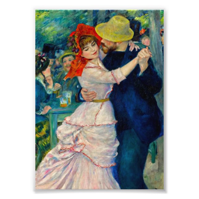 Dance at Bougival Pierre Renoir Photo Print (Front)