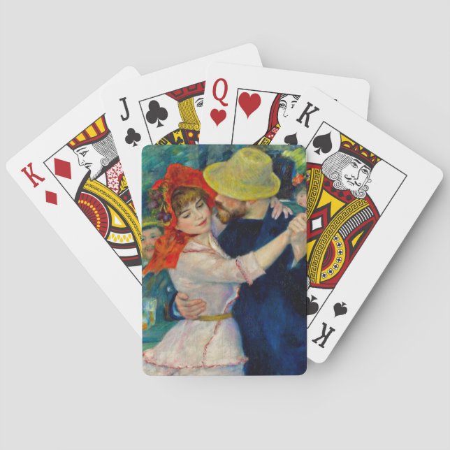 Dance at Bougival Pierre Renoir Playing Cards (Back)