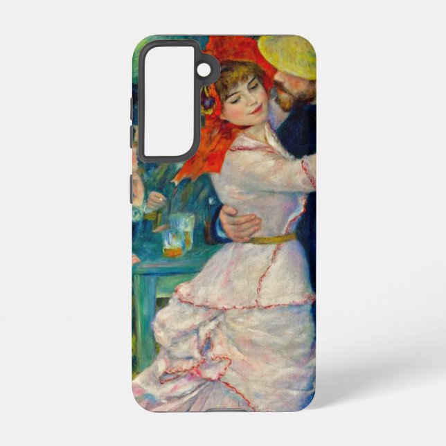 Dance at Bougival Pierre Renoir Samsung Galaxy S21 Case (Back)