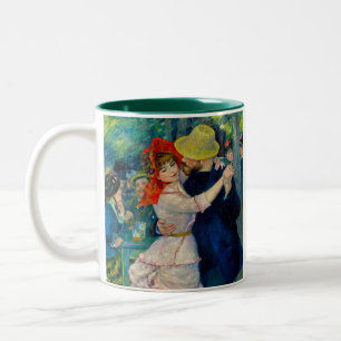 Dance at Bougival Pierre Renoir Two-Tone Coffee Mug