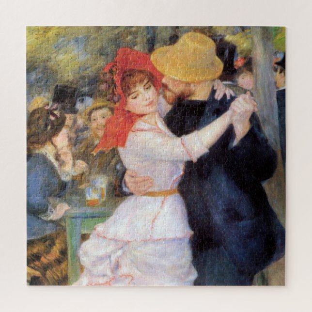 Dance at Bougival - Renoir Impressionist Painting Jigsaw Puzzle (Vertical)