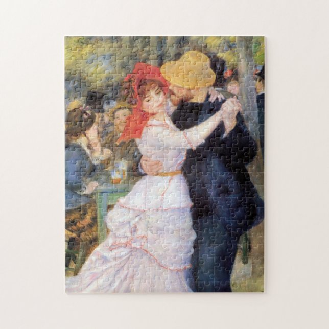 Dance at Bougival - Renoir Impressionist Painting Jigsaw Puzzle (Vertical)
