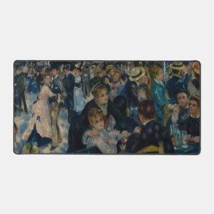 Dance at Le Moulin de la Galette - Auguste Renoir Desk Mat