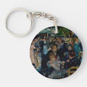 Dance at Le Moulin de la Galette - Auguste Renoir Key Ring