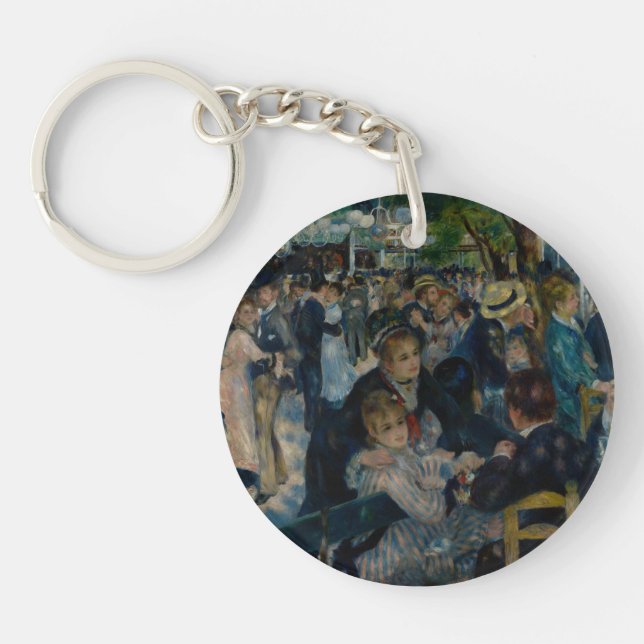 Dance at Le Moulin de la Galette - Auguste Renoir Key Ring (Front)