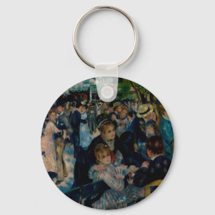 Dance at Le Moulin de la Galette - Auguste Renoir Key Ring