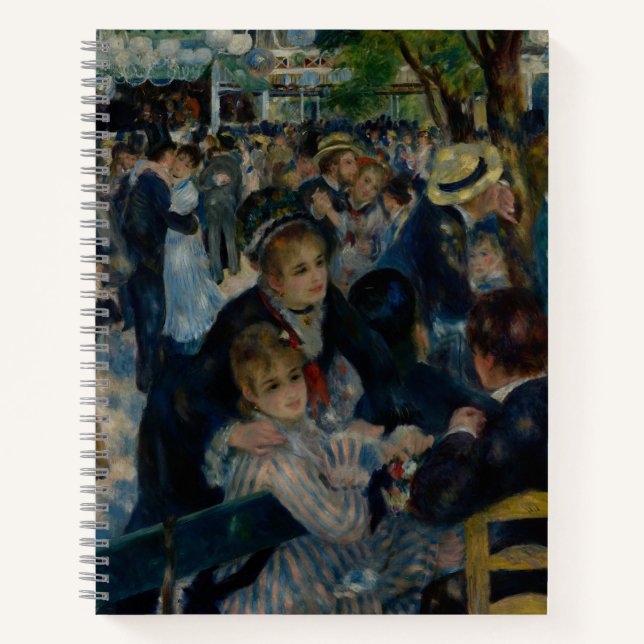 Dance at Le Moulin de la Galette - Auguste Renoir Notebook (Front)