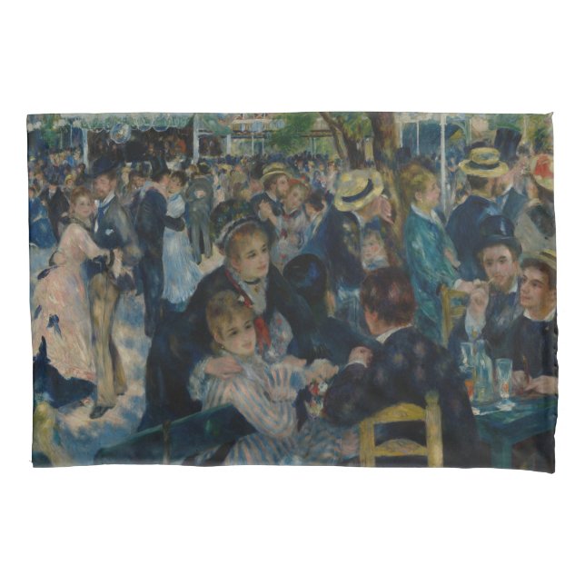 Dance at Le Moulin de la Galette - Auguste Renoir Pillowcase (Front)
