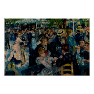 Dance at Le Moulin de la Galette - Auguste Renoir Poster