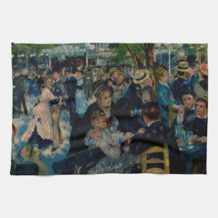 Dance at Le Moulin de la Galette - Auguste Renoir Tea Towel