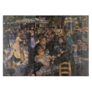 Dance at Le Moulin de la Galette by Pierre Renoir Cutting Board