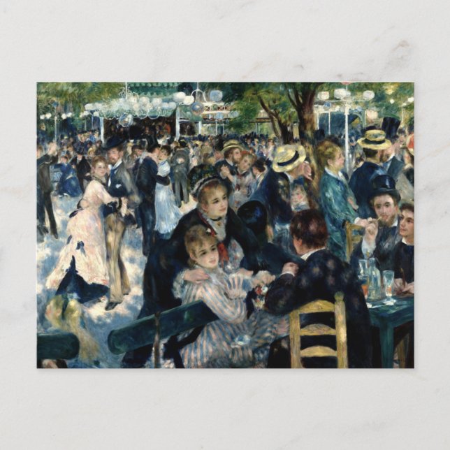 Dance at Le Moulin de la Galette by Renoir  Postcard (Front)