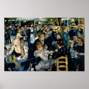 Dance at Le Moulin de la Galette by Renoir Poster