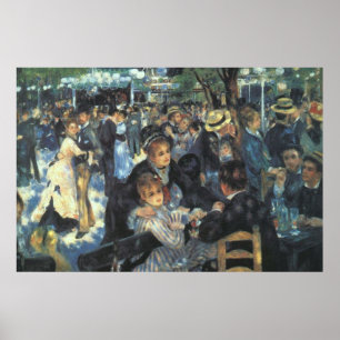 Dance at Le Moulin de la Galette by Renoir Poster