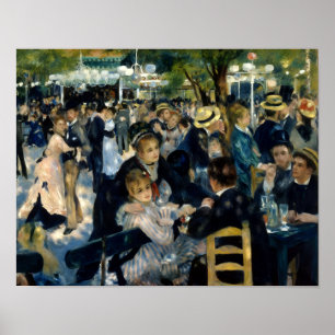 Dance at Le Moulin de la Galette by Renoir Poster