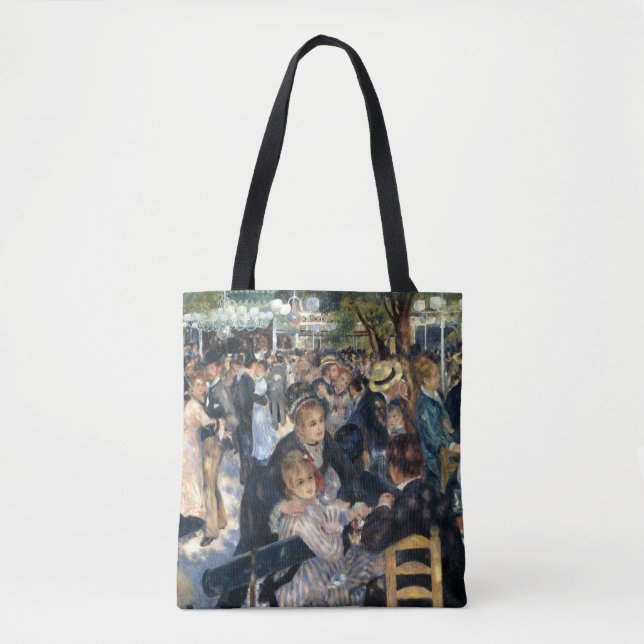 Dance at Le Moulin de la Galette by Renoir Tote Bag (Front)