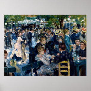 Dance at Le Moulin de la Galette Poster