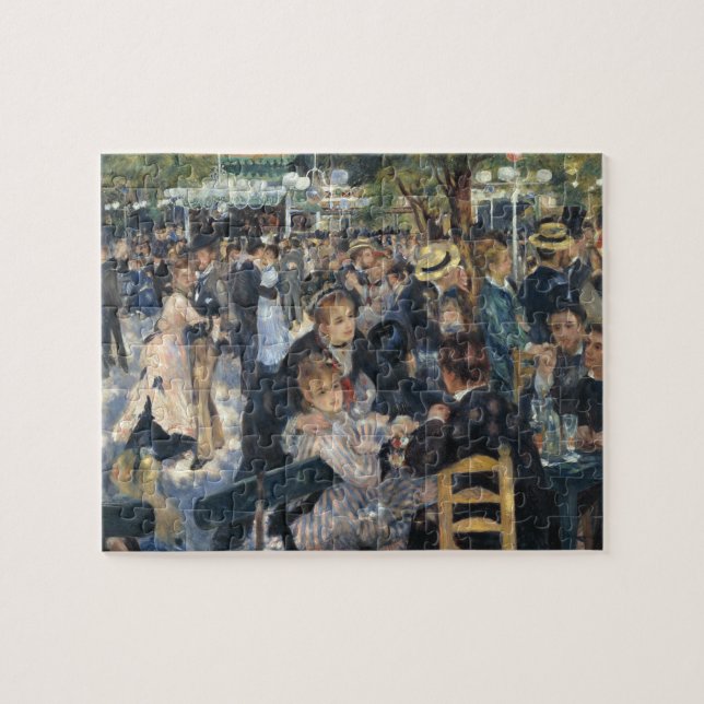 Dance at Le Moulin de la Galette - Renoir Painting Jigsaw Puzzle (Horizontal)