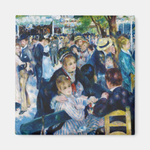 Dance at the Moulin de la Galette Auguste Renoir Magnet