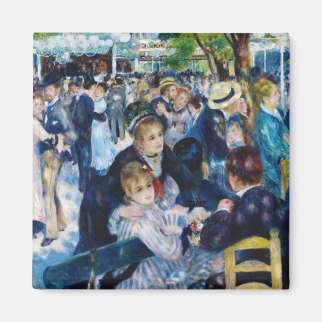 Dance at the Moulin de la Galette Auguste Renoir Magnet (Front)