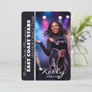 Dance Autograph Card Event Showcase Dancer Card