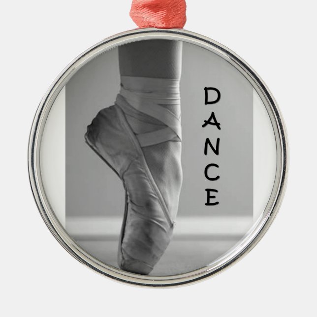 DANCE BALLERINA DANCE-ORNAMENT METAL TREE DECORATION (Front)