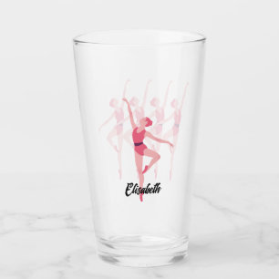 Dance ballerina personalisation glass