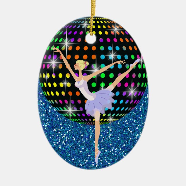 Dance Ballerina - SRF Ceramic Tree Decoration (Front)