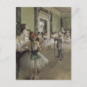 Dance / Ballet -School - Degas Painting Postcard