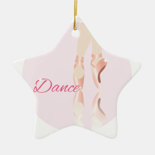 Dance Ballet Slippers Ceramic Tree Decoration