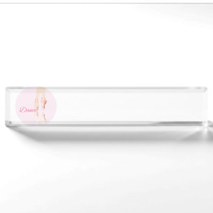 Dance Ballet Slippers Nameplate