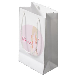 Dance Ballet Slippers Small Gift Bag