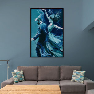 Dance Between Motion And Silence Canvas Print