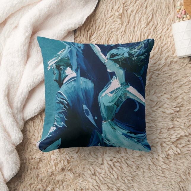 Dance Between Motion And Silence Cushion (Blanket)