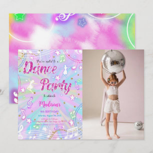 Dance Birthday Photo Invitation