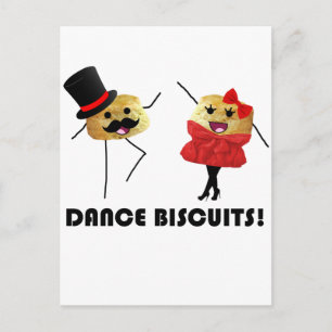 Dance Biscuits!!! Postcard