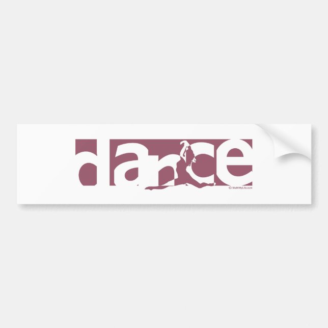 Dance Bumper Sticker (Front)