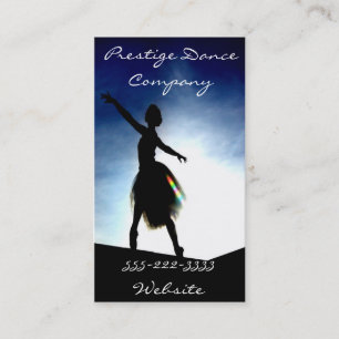 dance business card